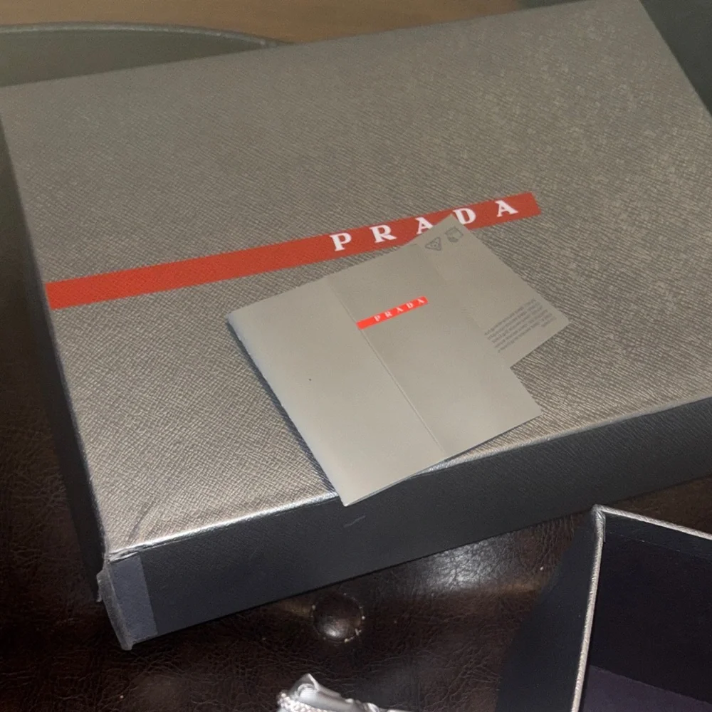 Prada Men's Black and Red Sneakers Size 47 (14 us) - Picture 7 of 10